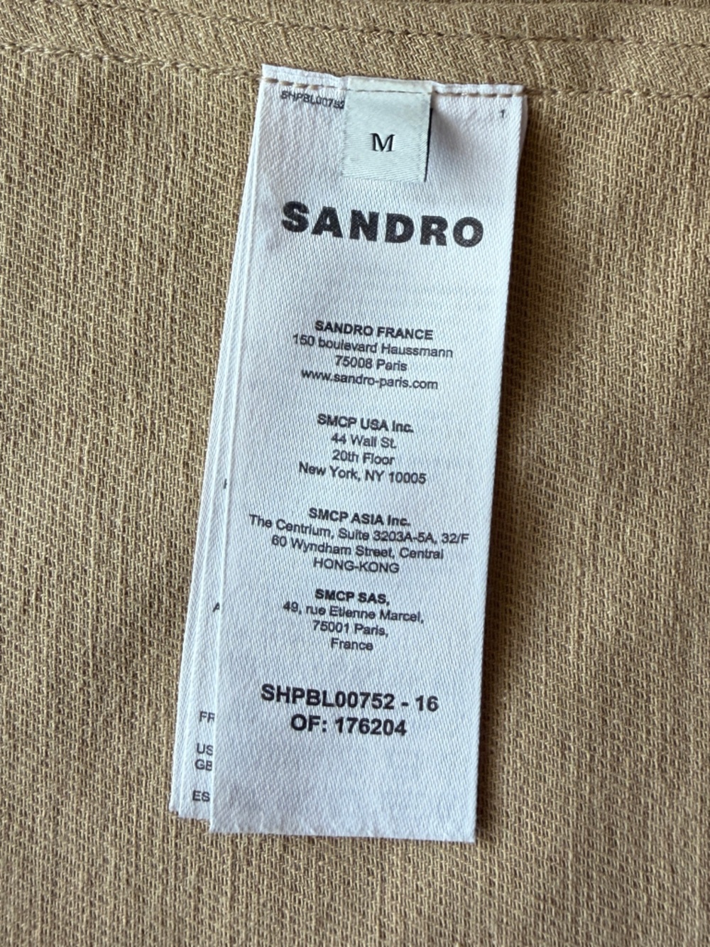 Sandro Twill Solid Worker Jacket - Picture 7 of 11